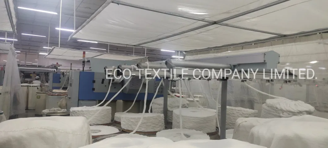 High Grade Eco-Green Tea Anti-Bacterial Rayon Yarn for Circular Knitting Machine